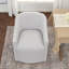 Fauteuil de salle à manger rembourré de 25 po de large avec roulettes interchangeables et pieds fixes-2075717773