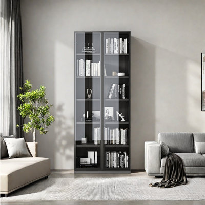 Italian light luxury style storage bookcase