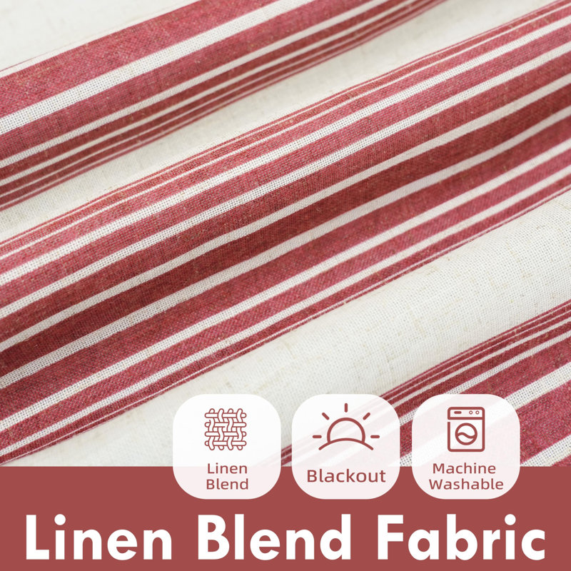 Blackout Curtain, red, 132cm Width x 160cm Drop