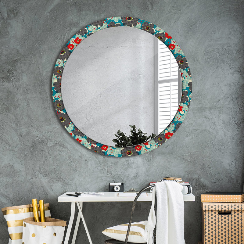 Huldar Glass Flat Wall Mirror