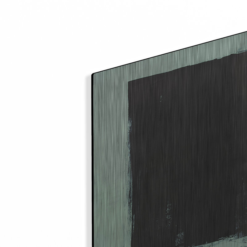 Ivy Bronx «Black In Blue» par Svetlana Aleynikova, art mural en métal, H 16 po x l 24 po
