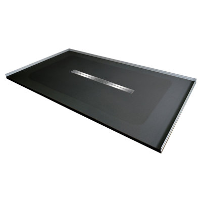 Base de douche avec seuil central 60 po x 42 po Transolor Trimslate