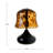 Tortoise Glass and Iron Table Lamp