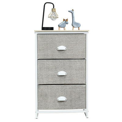 Valeriane 45cm W Metal Bedside Table