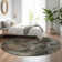Premium Machine Washable Prisco Brown Rug
