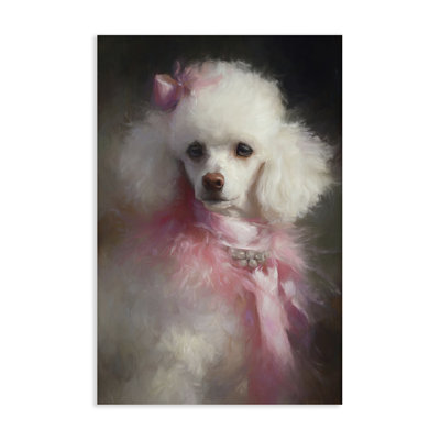 Just A Girl Who Loves Pink Canvas, design par Tina LeCour
