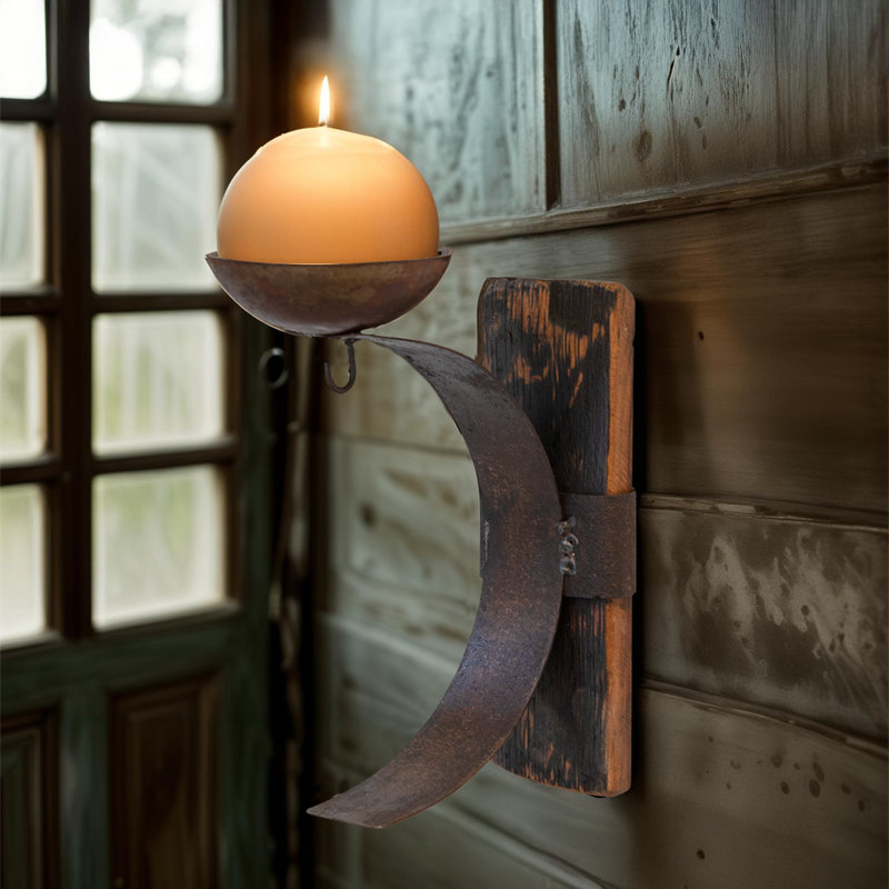 Porte-bougie Whiskey Barrel Stave