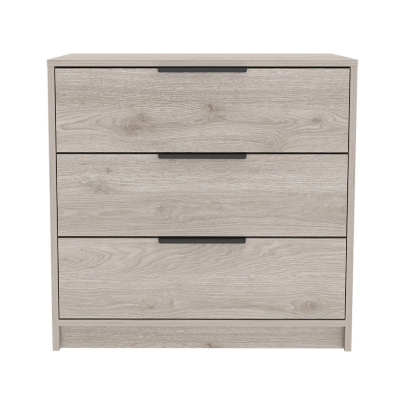Commode 3 tiroirs, Gris