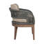 Chaises de patio en bois durable, conception en eucalyptus résistant aux intempéries pour une utilisation extérieure