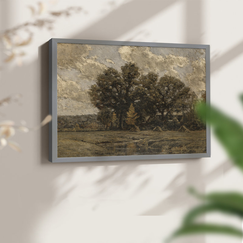 Paysages rétro-Dxci-impression encadrée, H 22 po x l 28 po