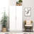 Bucholz 65" Tall Wardrobe Cabinet, Storage Cabinet with Hanging Rail and Shelves for Living Room, Kitchen, and Laundry Room, 24.5" D x 32" W x 65" H, White-482326624-417904668