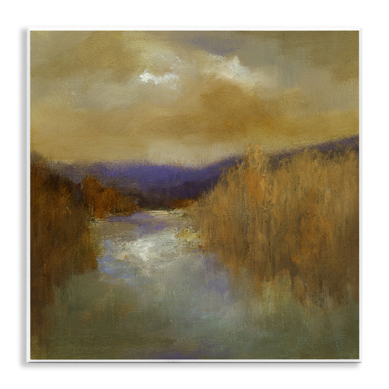 Art mural Moody Shadowed River par Sheila Finch