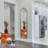 Gold Arch Full Length Mirror, 16"x71", Wall Mount, Home Mirror