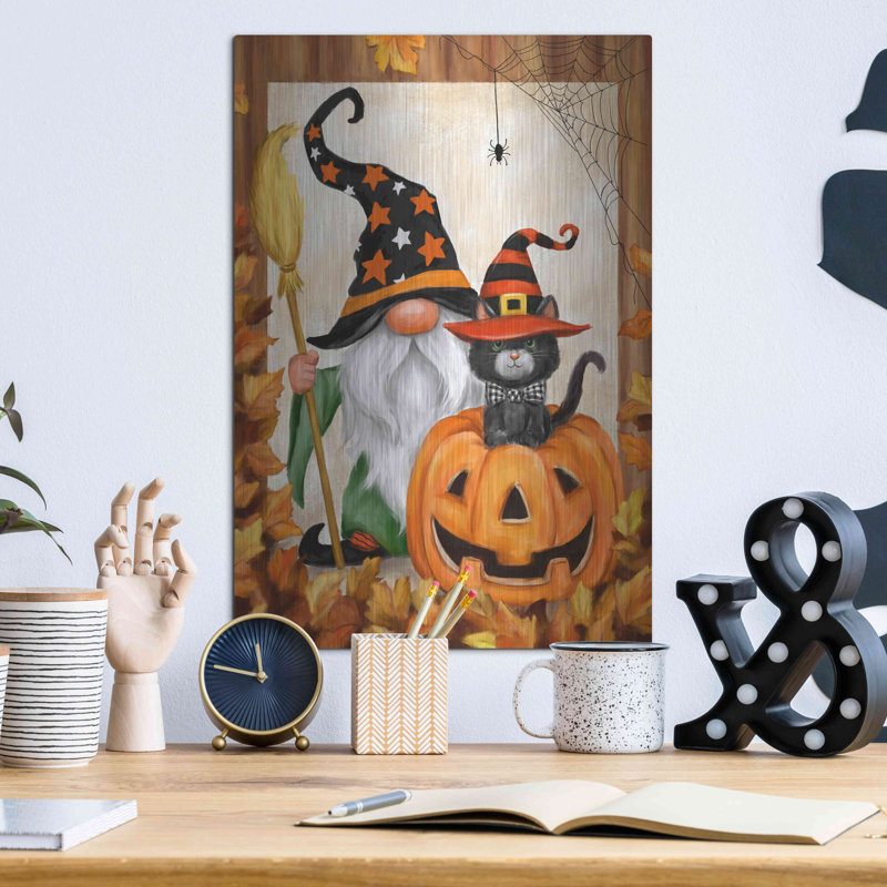 «Halloween Gnome» par Makiko, H 16 po x l 12 po