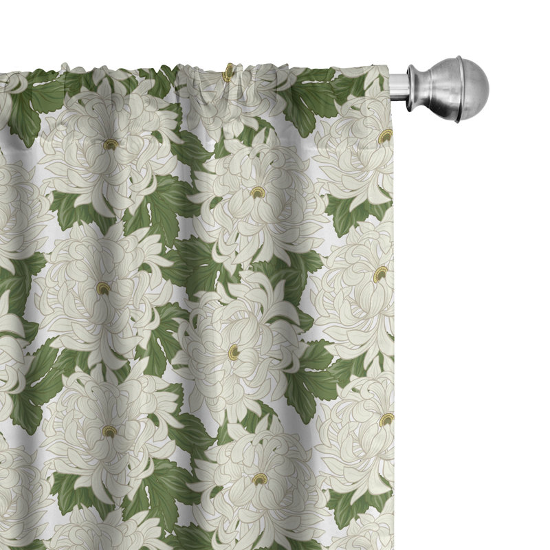 Rideaux 4 panneaux East Urban Home, L 56 po x L 84 po
