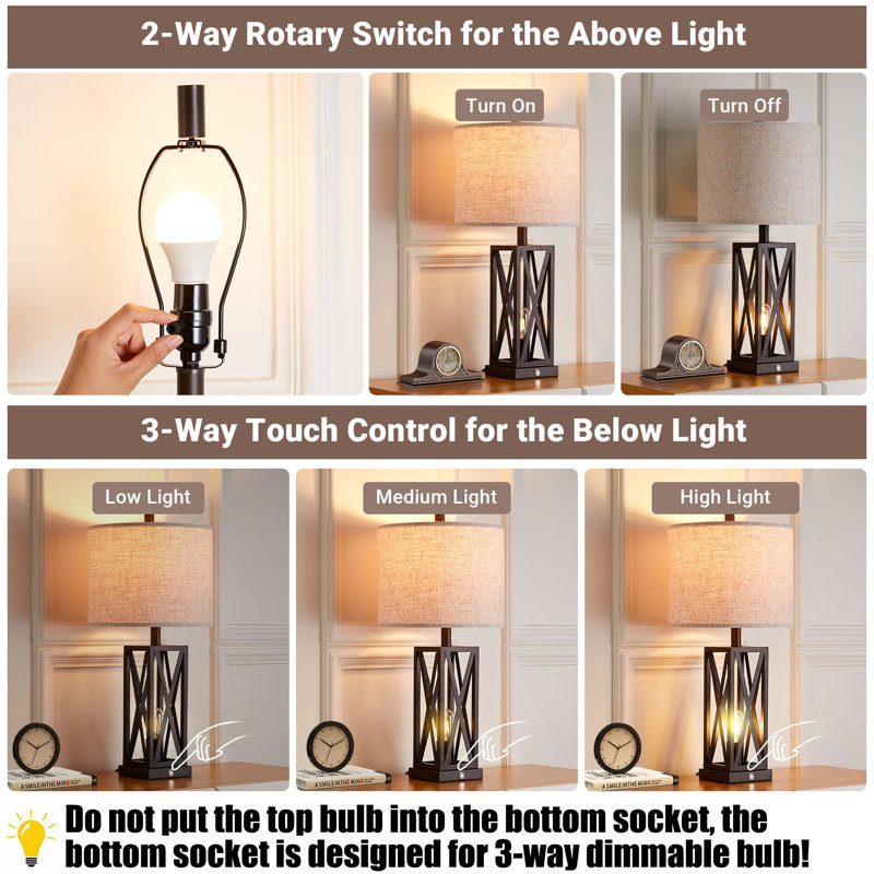 Metal USB Table Lamp