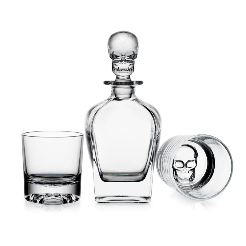 Crâne Verre cristal whisky