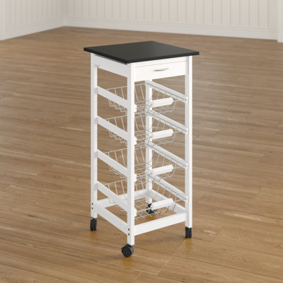37cm W Solid Wood Kitchen Island