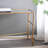 56.5x14x30" Console Table, Mirrored Top