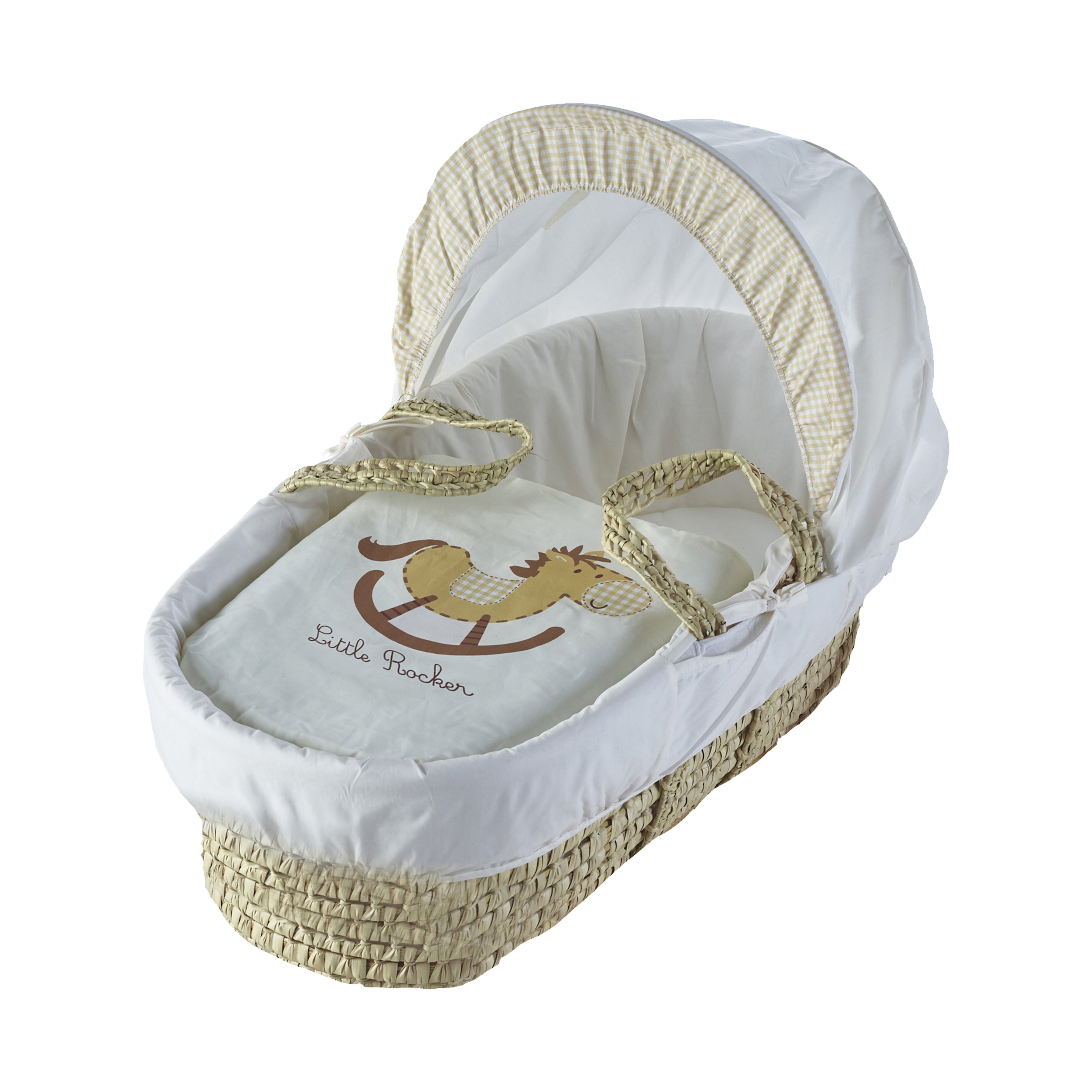  Handmade Baby Moses Basket Bassinet, Beautiful Bed Frame for  Cozy and Safe Sleep : Handmade Products