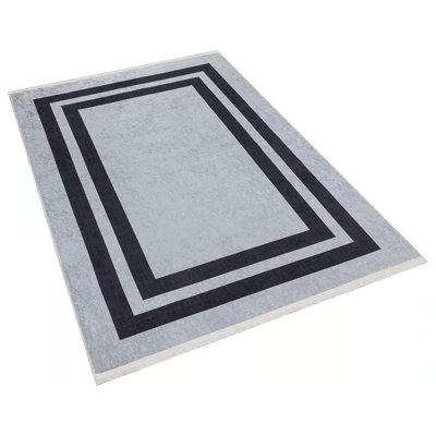 Tapis gris lavable Fideoja