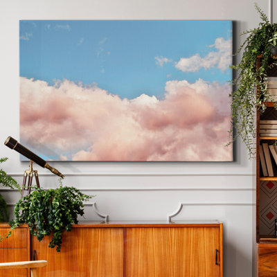 Toasty Clouds II - Wrapped Canvas Print