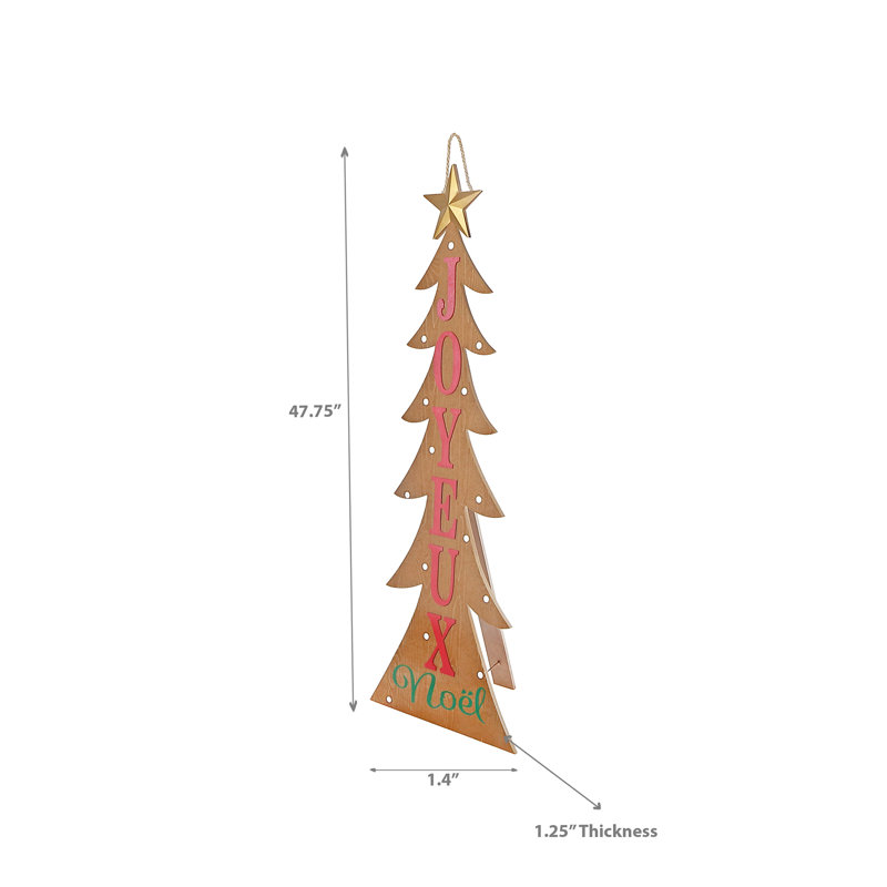 Cintre en bois (Joyeux Noel)