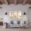 Swaying Gentle In The Breeze Triptych
