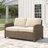 55'' Wide Metal Loveseat with Cushions-795724424-767976323