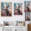 «Aurane Pink Moose Spring Awakening I», reproduction sur toile-1510130601-1510130598