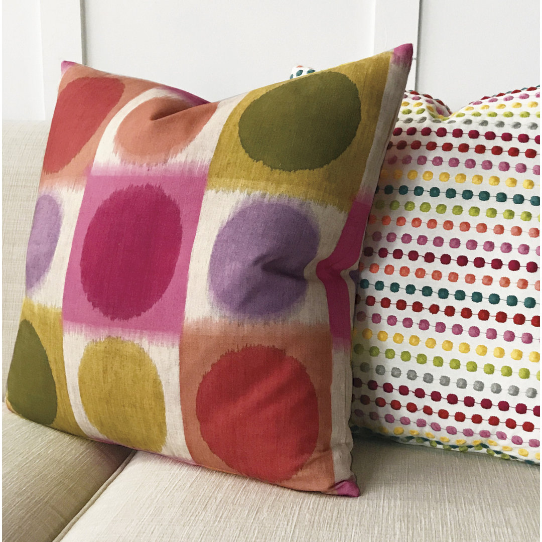 Cotton Throw Pillow Cover & Insert Eastern Accents