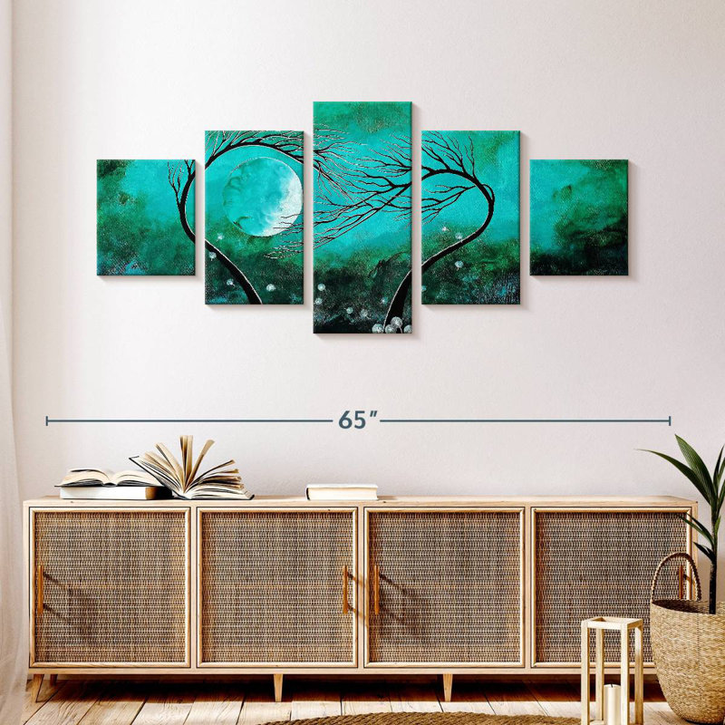 Emerald Dream, 24" H x 55" W