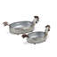 Ensemble de 2 pots de fleurs en acier Holahan