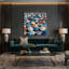 Art mural sur toile beige-45893225