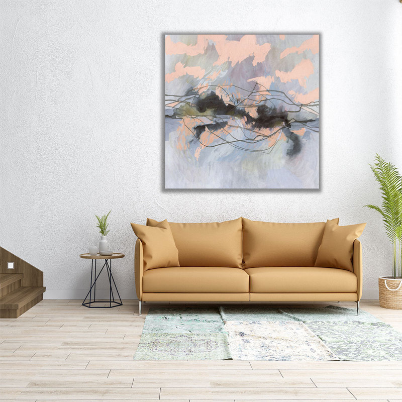 Horizon Flux I - reproduction d'art sur toile, H 24 po x l 24 po