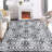 4x6 Modern Geometric Washable Area Rug – Non-Slip, Soft Trellis Design, Stain-Resistant for Living Room, Bedroom, Kitchen, Dining Room-1596690680