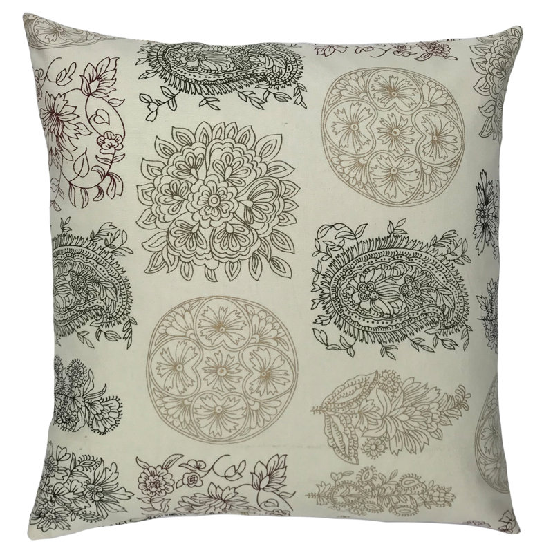  Coussin en coton Jennifer, 24 po x 24 po