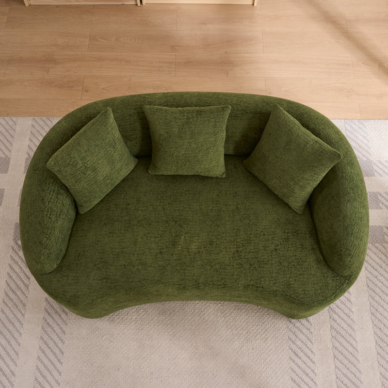 Causeuse Curved, Vert