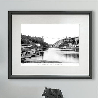 Clifton, The Suspension Bridge 1887 - Single Picture Frame Print