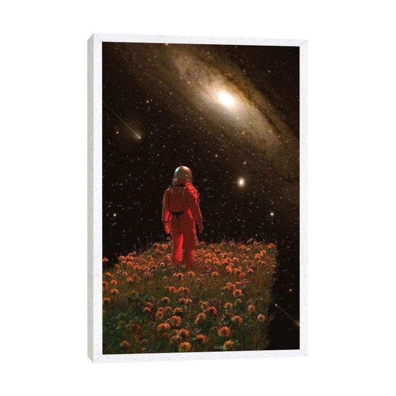 Departure 1 Piece Wall Art on Canvas, 66.04cm H x 45.72cm W x 3.81cm D, White Framed