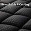 Surmatelas en damier Crotty 350g-970533947-941349225