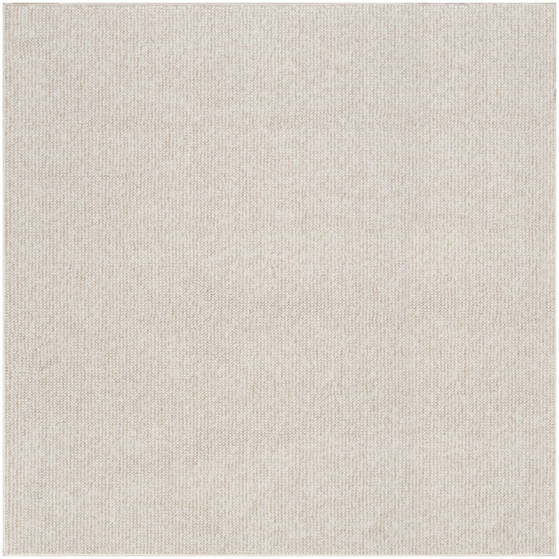 Tapis Bagby, Carré 5 pi, Ivoire/beige