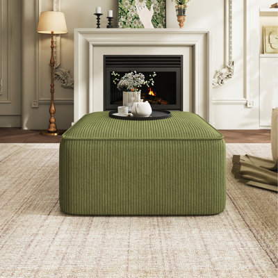 Velours côtelé olive avec une apparence élégante et un confort - caractéristiques orientées, 19,64 lb de poids, élégance contemporaine et polyvalente, largeur de 30,41 po