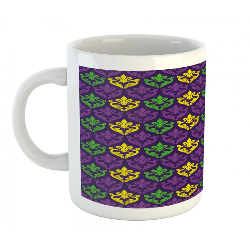 Grande tasse à café mardi gras