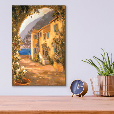 'Scenic Italy 8' by Allayn Stevens Acrylic Glass Wall Art, 12" x 16"
