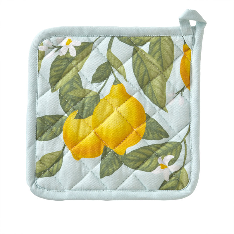 Citrus Grove Cotton Oven Mitt and Pot Holder Set
