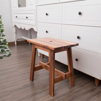 Kendrell Solid Wood Counter Stool