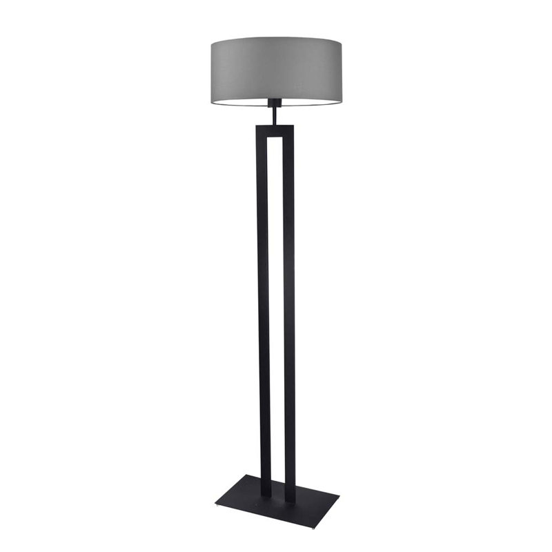 Artimizia 161cm Traditional Floor Lamp, Black, Grey