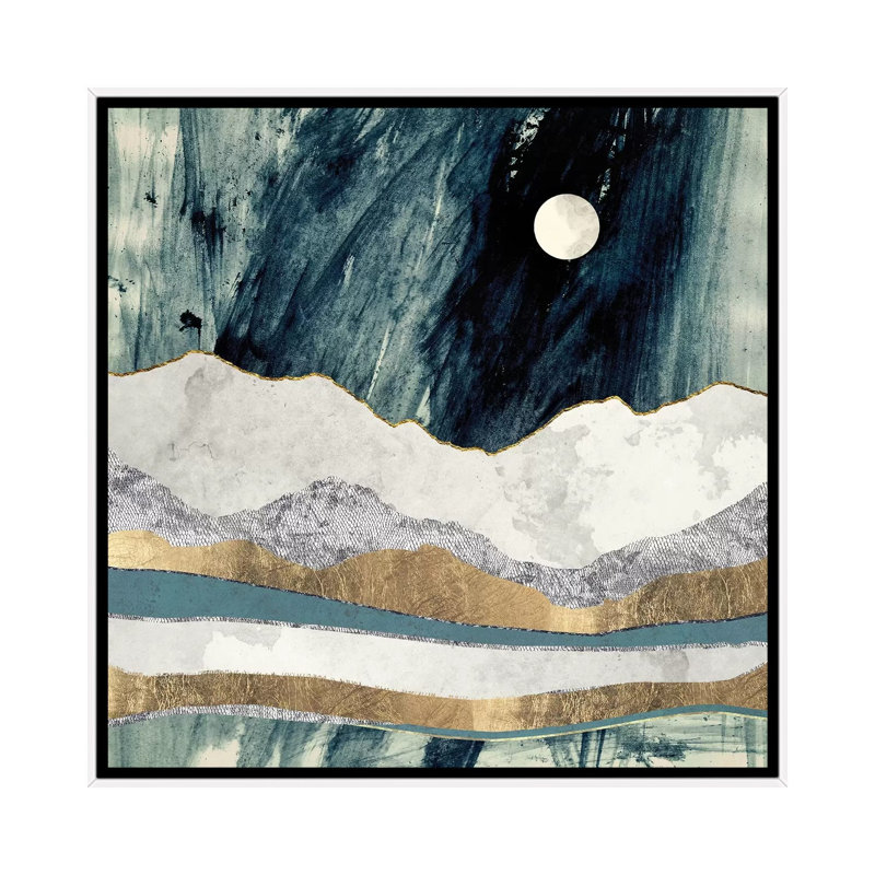 «Bold Sky», reproduction d'art, Aucun mat, Toile blanche encadrée, H 37 po x l 37 po x P 1,5 po