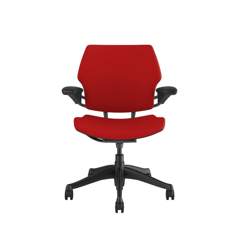 Freedom Ergonomic Task Chair - Lotus, Lucky Red